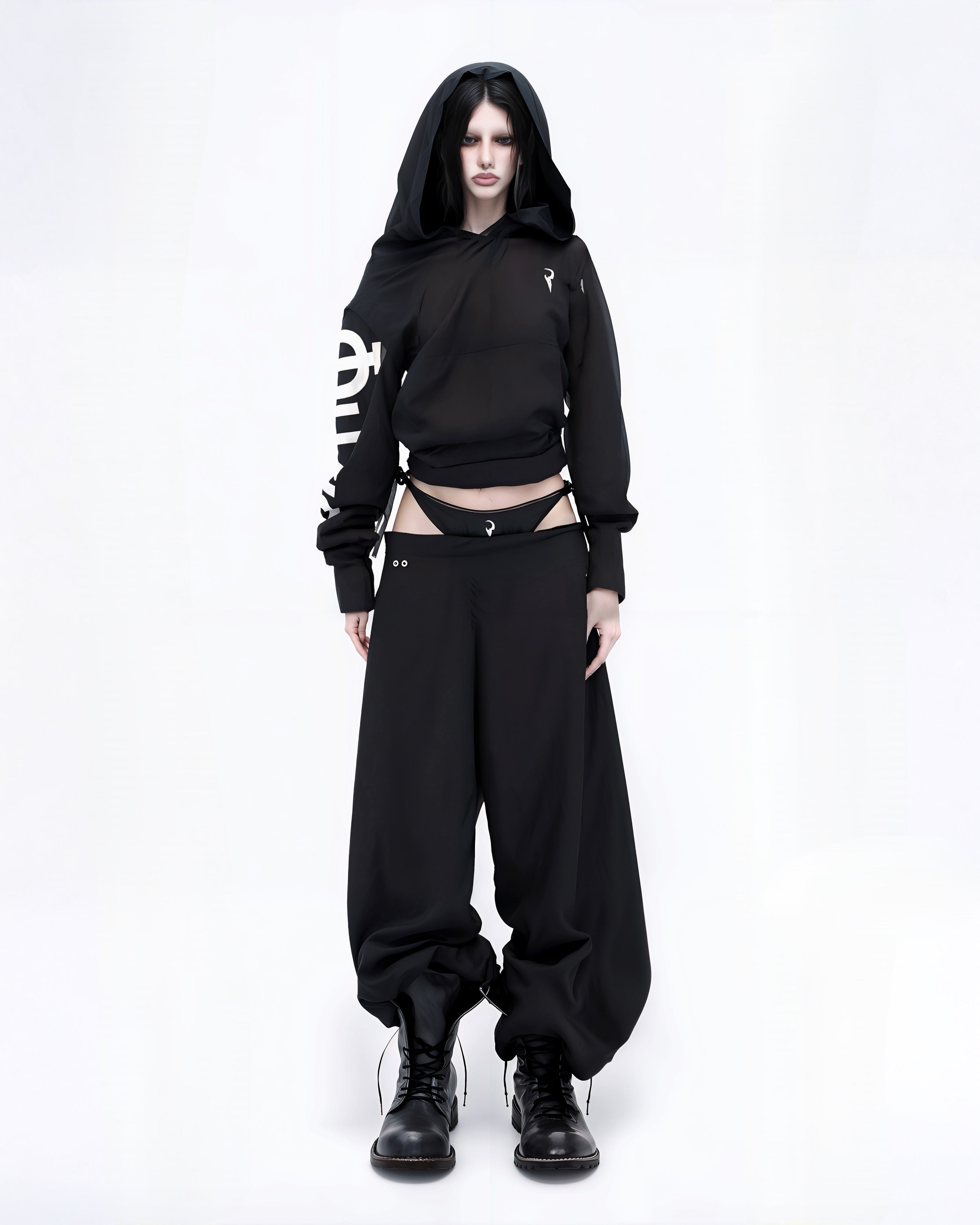 FMXIS Signature Cropped Hoodie