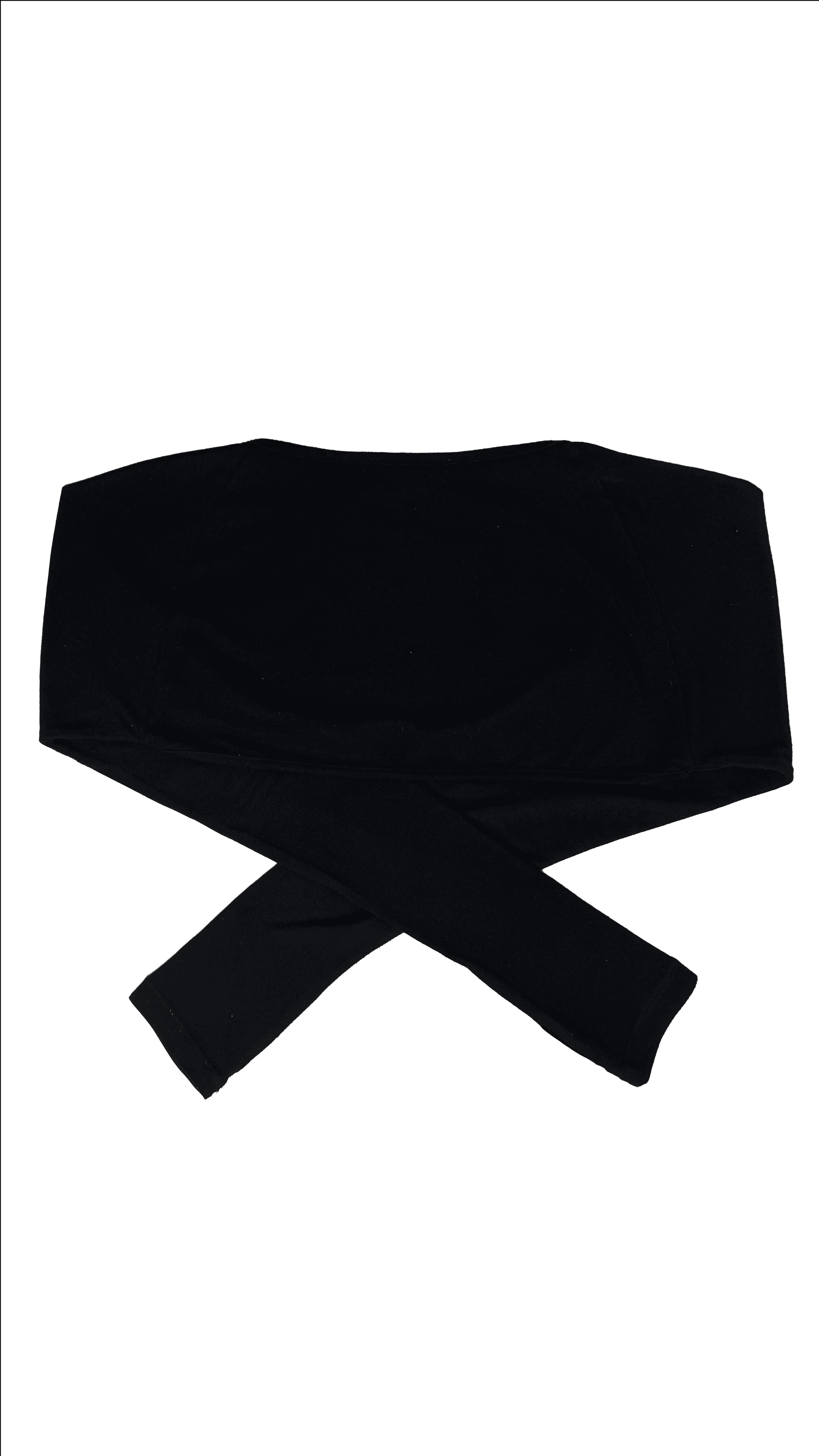 FMXIS Slim Cut-Off Black Bolero